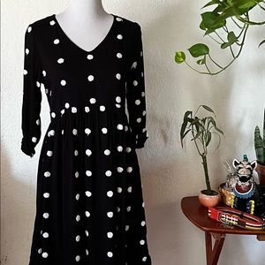 Polagram polka dot dress size small
